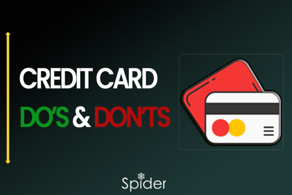 The image describes the dos and Don'ts of Credit cards.