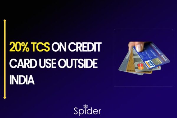 20% TCS on Credit card use outside india