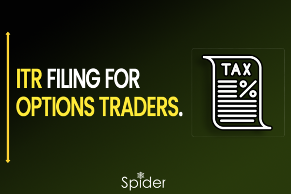 The Feature image explains the filing of ITR Form for Stock Market Traders.