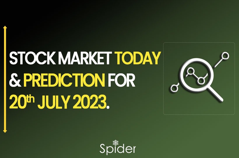 The image is the feature image of Stock Market Today and Prediction for 20th July 2023.