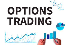 The image explains How the Options Trading Process works.