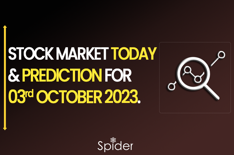 The image is the Feature Image of Stock Market Today & Prediction for 3rd October 2023.