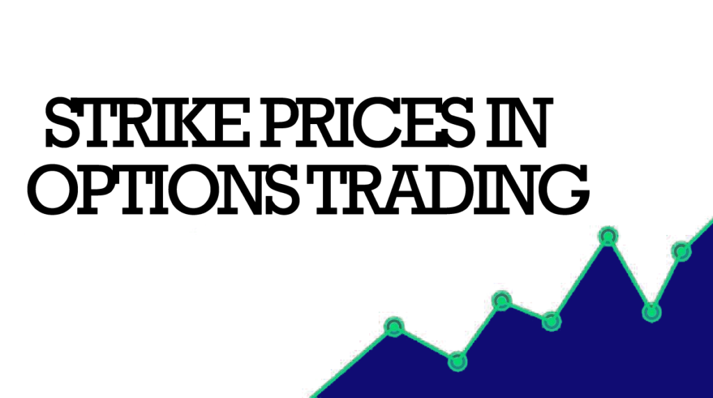 The image contains a line chart relating to the Strike Price in Options Trading.