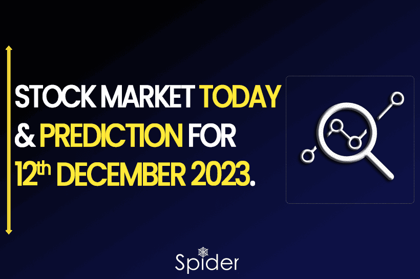 The image is the feature image of the Stock Market Prediction for 12th December 2023.