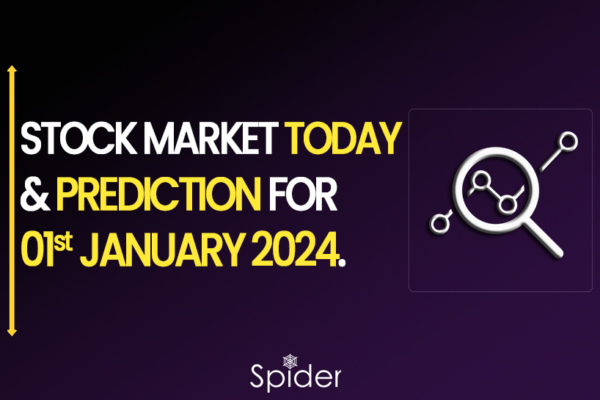 The image provides insights into the Stock Market Forecast for January 1st, 2024.