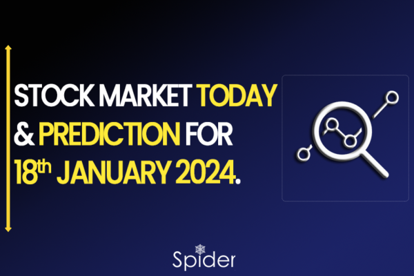 The image provides insights into the Stock Market Forecast for January 18th, 2024.