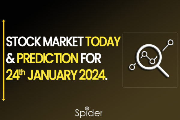 Thepicture features the daily stock market prediction research for January 24th, 2024.