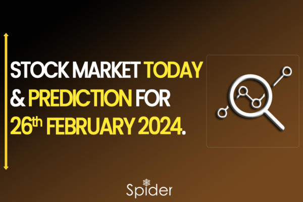 The image provides detailed information about the Stock Market Prediction for February 26th, 2024.