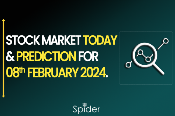 The picture provides an understanding of the Stock Market Prediction for February 08th, 2024.