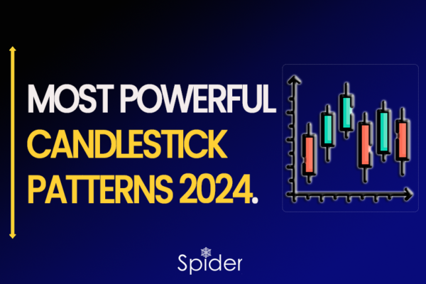 The picture is a featured image of the Most Powerful Candlestick Patterns in 2024 that gives insight to the Traders to analyse the overall stock market and help in making the strategies.
