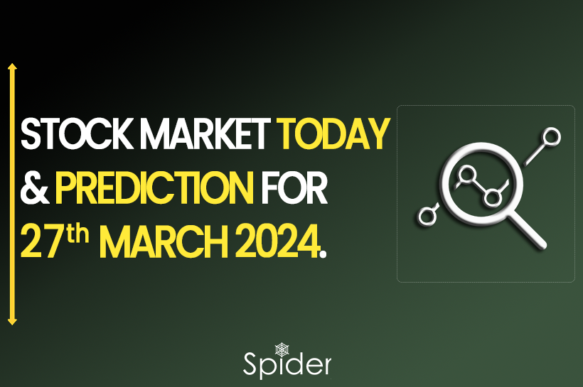 The image depicts the stock market forecast for March 27, 2024, along with a featured picture.