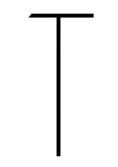 The image is a type of Doji Candlestick Pattern with a sign of "T" but has a longer wick only at the lower half indicating the Dragonfly  Doji Candlestick Pattern.