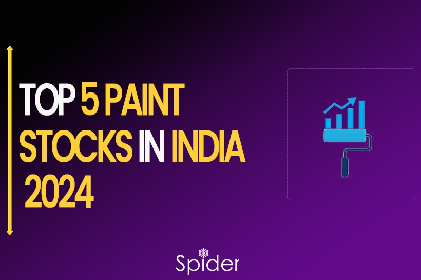 This image is about Top 5 paint stocks in India