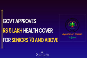 This image is about govt approves Rs 5 Lakh Health cover for senior 70 and above
