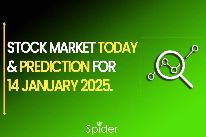 This image is about stock market prediction for 14th january 2025