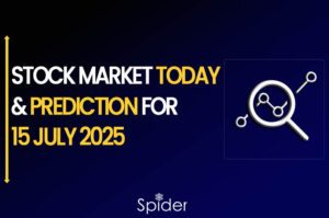 This image is aboit stock amrket prediction for 15th july 2025