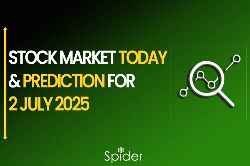This image is about stock market prediction for 2nd July 2025