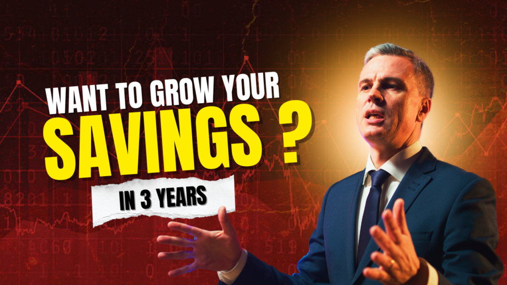 This image is about Want to Grow your Savings in 3 Years? Find the Best SIP Plans
