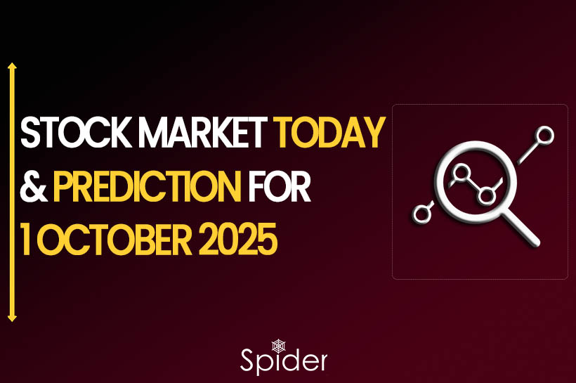 This image is about stock market prediction for 1st October 2025