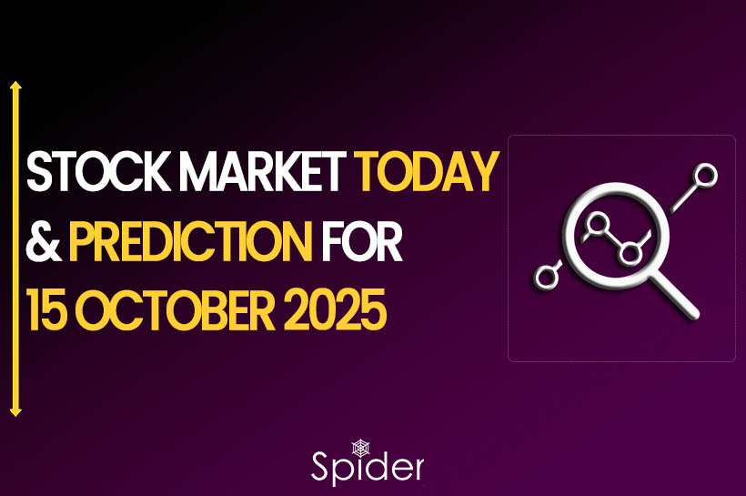 This image is about stock market prediction for 15th October 2025